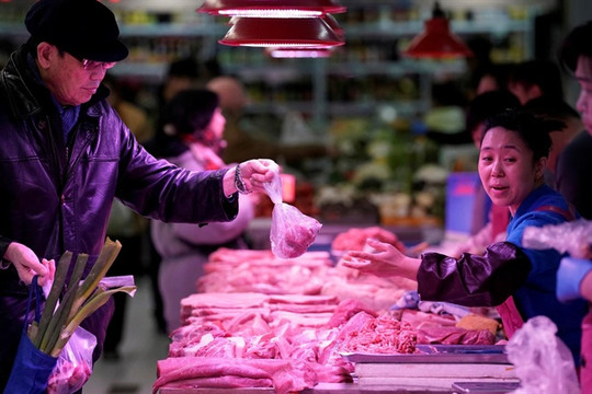 Trung Quốc: Nhập khẩu thịt lợn sẽ đạt đỉnh vào năm 2022