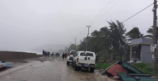 Bão số 6: Đảo Lý Sơn gió giật cấp 9, Phú Yên đã có mưa lớn