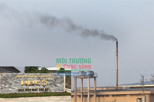 Hải Hậu (Nam Định): Công ty CP đầu tư Hải Đường xả khói đen “bức tử” người dân