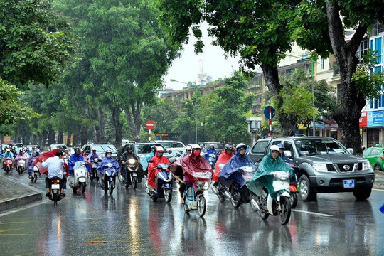 Dự báo thời tiết ngày 19/11: Hà Nội có mưa, mưa rào, trời trở rét