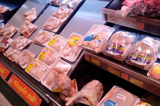 Sau thịt heo, giá thịt gà tăng nhưng không có để bán