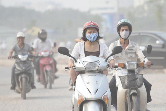 Thời tiết hanh khô gia tăng nồng độ các chất ô nhiễm trong không khí