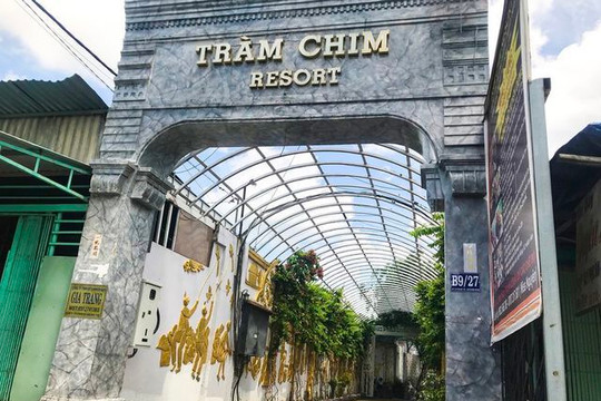 TPHCM: Quyết định cưỡng chế resort Gia Trang hơn 7.000m2 xây trái phép tại Bình Chánh