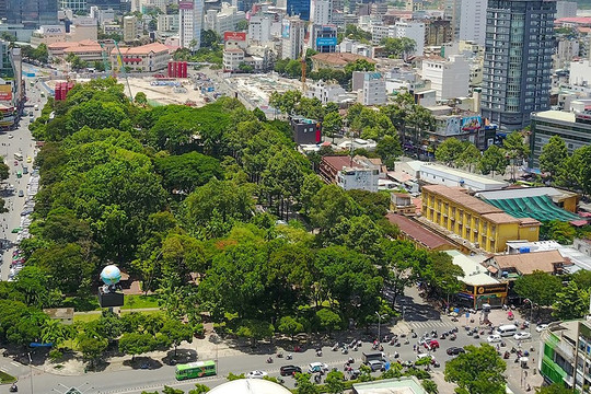 TPHCM: Tăng mảng xanh làm đẹp thành phố đón Tết