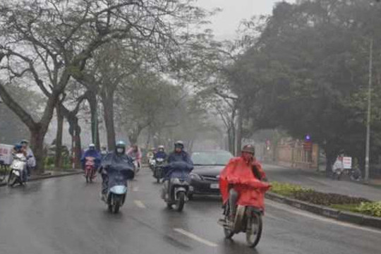 Dự báo thời tiết ngày 28/1: Hà Nội mưa nhỏ, trời rét
