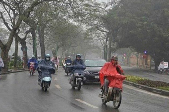 Dự báo thời tiết ngày 4/2: Hà Nội có mưa, trời rét đậm