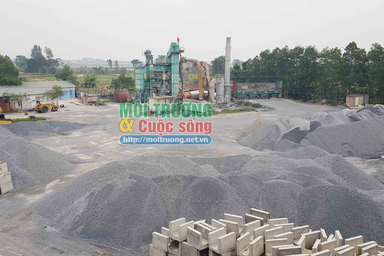 Yên Phong (Bắc Ninh):Trạm trộn bê tông Asphalt 568 gây ô nhiễm môi trường
