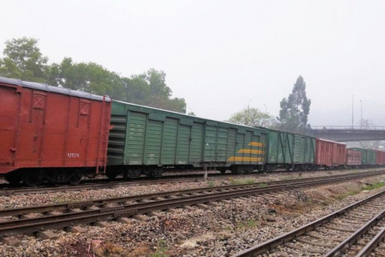 Lạng Sơn: Thông quan nông sản qua cửa khẩu ga đường sắt quốc tế Đồng Đăng