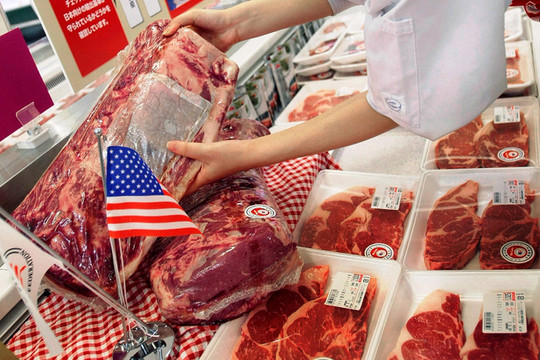 Trung Quốc tiếp tục nới lỏng lệnh cấm nhập khẩu thịt bò từ Mỹ