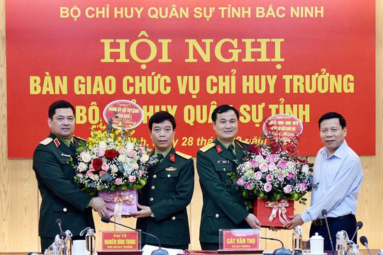 Bộ Chỉ huy Quân sự tỉnh Bắc Ninh có tân Chỉ huy trưởng
