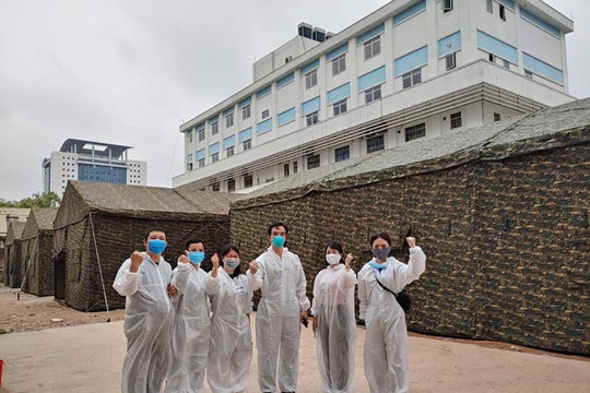 Chống dịch COVID-19: Bệnh viện Bạch Mai lập bệnh viện dã chiến
