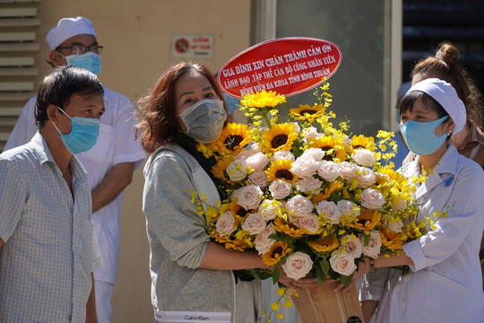 6 bệnh nhân trong gia đình ca bệnh 34 ở Bình Thuận xuất viện