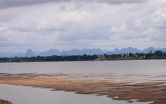 Mực nước sông Mekong vẫn thấp hơn so với mức cùng kỳ của hai năm trước