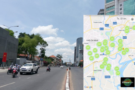 TP. Hồ Chí Minh: Chất lượng không khí vẫn duy trì ở mức tốt
