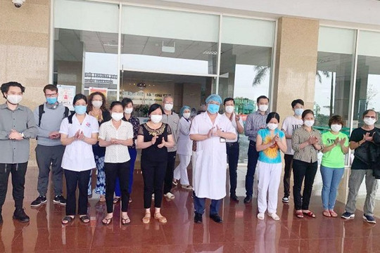 Chiều 14/5, Việt Nam có thêm 8 bệnh nhân COVID-19 được công bố khỏi bệnh