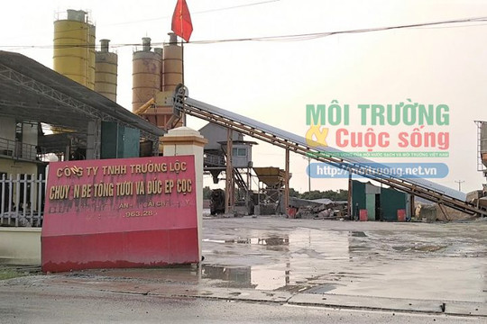 Hưng Yên: Trạm trộn bê tông Trường Lộc “bức tử” môi trường, chính quyền có biết?