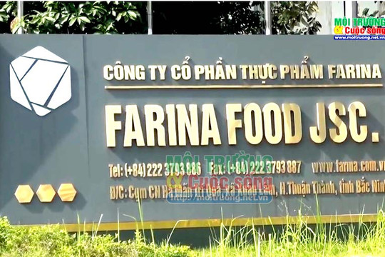 Công ty Farina xả thải gây ô nhiễm môi trường, người dân bức xúc