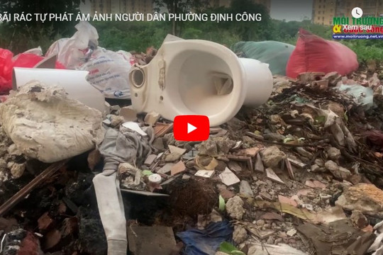 Bãi rác tự phát ám ảnh người dân phường Định Công