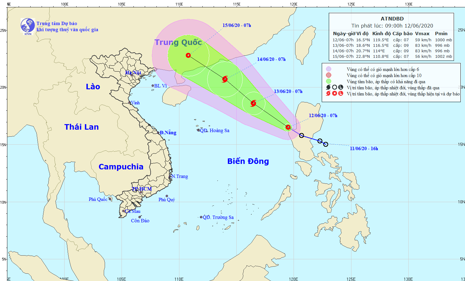 Áp thấp nhiệt đới vào Biển Đông, miền Bắc mưa lớn