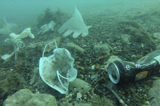 Đại dương kêu cứu vì rác khẩu trang nhiều hơn sứa thời COVID-19