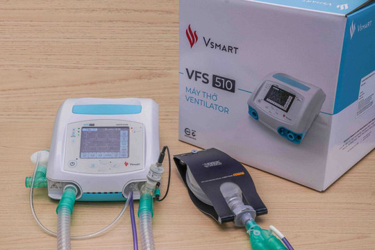 Bộ Y tế chính thức cấp số lưu hành cho máy thở Vsmart VFS-510