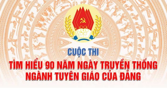 Bạn Trần Quang Quân giành giải Nhất tuần 14 Cuộc thi tìm hiểu 90 năm Ngày truyền thống ngành Tuyên giáo