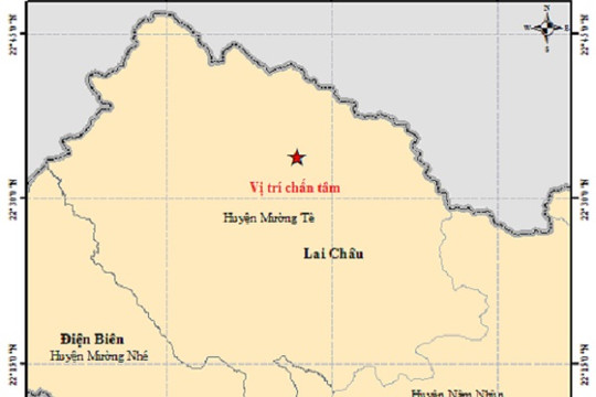 Tiếp tục xảy ra động đất tại Mường Tè, tỉnh Lai Châu