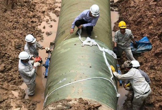 Đường ống nước sạch sông Đà lại gặp sự cố, thông báo tạm ngừng cấp nước