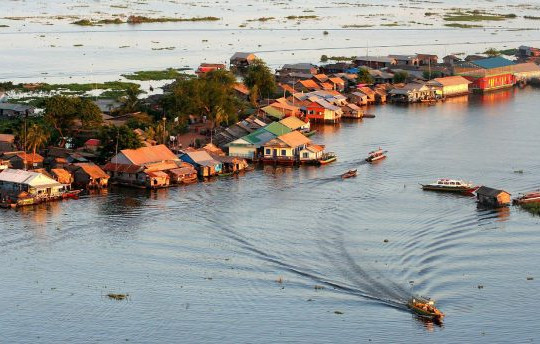 Ủy hội sông Mekong báo động về mực nước Biển Hồ Campuchia xuống rất thấp