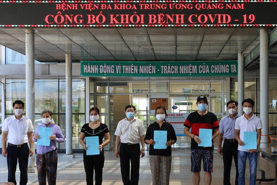 Thêm 11 bệnh nhân Covid-19 tại Quảng Nam được chữa khỏi và xuất viện