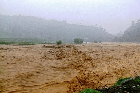 Cảnh báo mực nước trên sông Thao vượt báo động 3