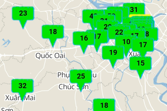 Hà Nội: Chất lượng không khí đạt mức tốt nhờ mưa dông