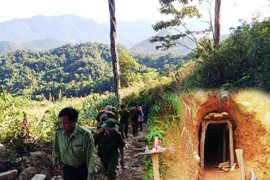 Đà Nẵng: Phát hiện thêm 3 hầm vàng có dấu hiệu khai thác trái phép tại Khe Đương