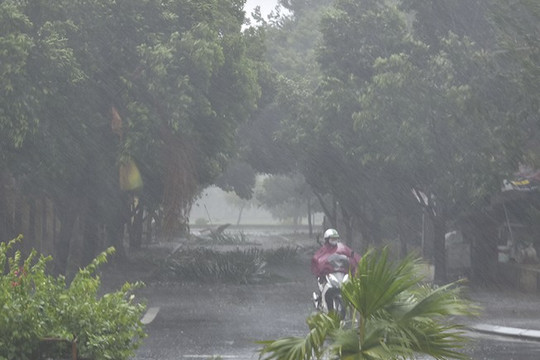 Bão số 5 đổ bộ, Thừa Thiên – Huế mưa lớn