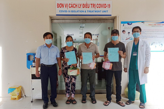 Quảng Nam có thêm 3 bệnh nhân Covid-19 xuất viện