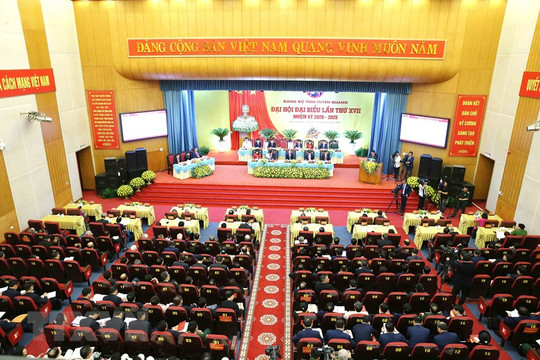 Khai mạc Đại hội đại biểu Đảng bộ tỉnh Tuyên Quang lần thứ XVII, nhiệm kỳ 2020 – 2025