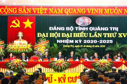 Khai mạc Đại hội Đảng bộ tỉnh Quảng Trị lần thứ XVII, nhiệm kỳ 2020 – 2025