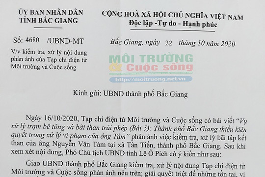 Bắc Giang (Bài 6): UBND tỉnh giao UBND thành phố vào cuộc kiểm tra, xử lý bãi tập kết than trái phép của hộ ông Tám