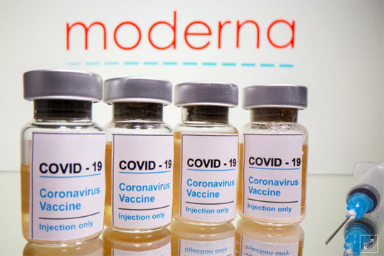 Hãng dược Moderna tuyên bố vaccine Covid-19 đạt hiệu quả 94,5%