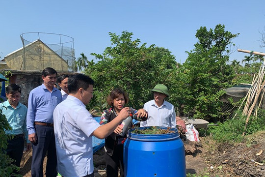 Nam Định: Nhân rộng mô hình phân loại rác thải tại nguồn