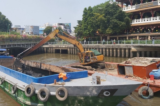 Hoàn thành nạo vét, khơi thông kênh Nhiêu Lộc – Thị Nghè ở TP. HCM