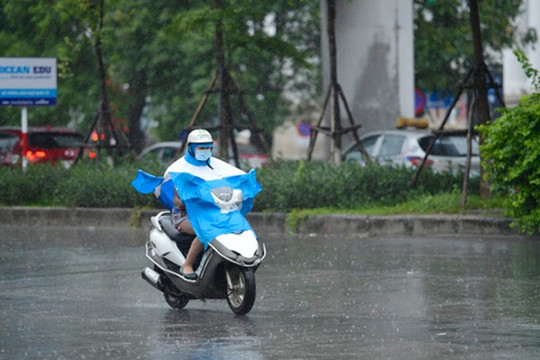 Dự báo thời tiết ngày 24/11: Khu vực Hà Nội mưa rào nhẹ rải rác