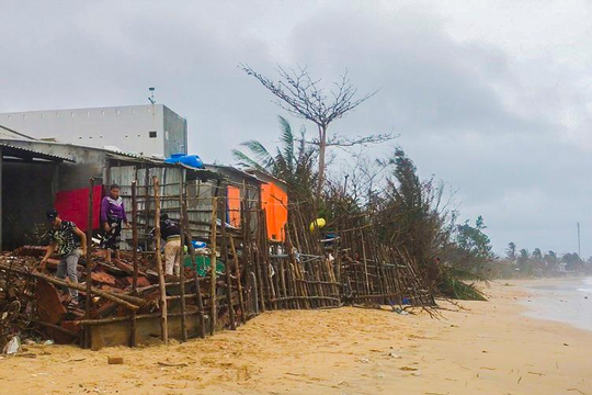 Quảng Ngãi: Người dân bất an vì biển xâm thực mạnh