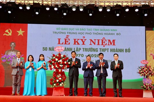 Quảng Ninh: Trường THPT Hoành Bồ kỷ niệm 50 năm Ngày thành lập