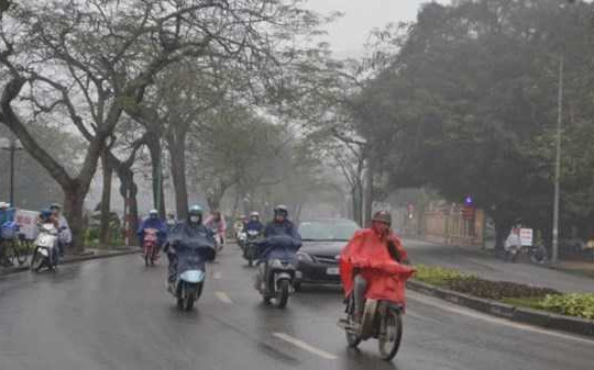 Dự báo thời tiết ngày 25/12: Hà Nội có mưa nhỏ và sương mù nhẹ, trời rét