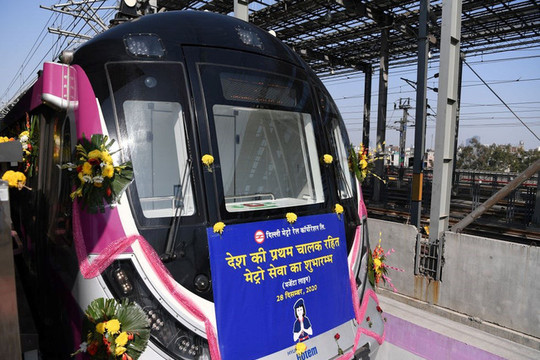Ấn Độ triển khai hệ thống tàu điện ngầm không người lái đầu tiên