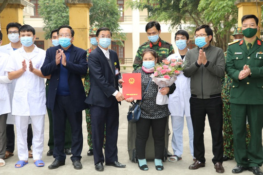 Bệnh nhân 1402 điều trị tại Ninh Bình được công bố khỏi bệnh