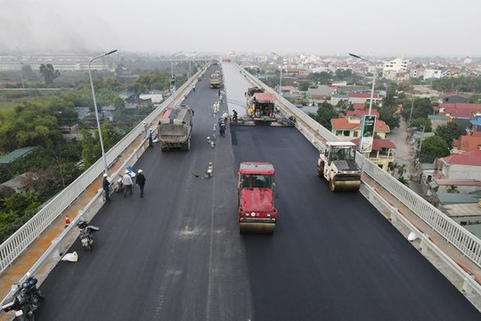Cầu Thăng Long hoàn thành sửa chữa, sẵn sàng thông xe từ 7/1