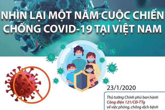 [Infographics] Nhìn lại một năm cuộc chiến chống COVID-19 tại Việt Nam