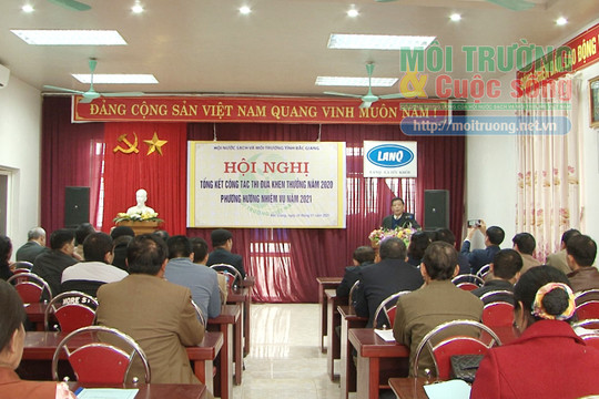 Hội Nước sạch và Môi trường tỉnh Bắc Giang tổ chức hội nghị tổng kết công tác năm 2020, triển khai phương hướng nhiệm vụ năm 2021